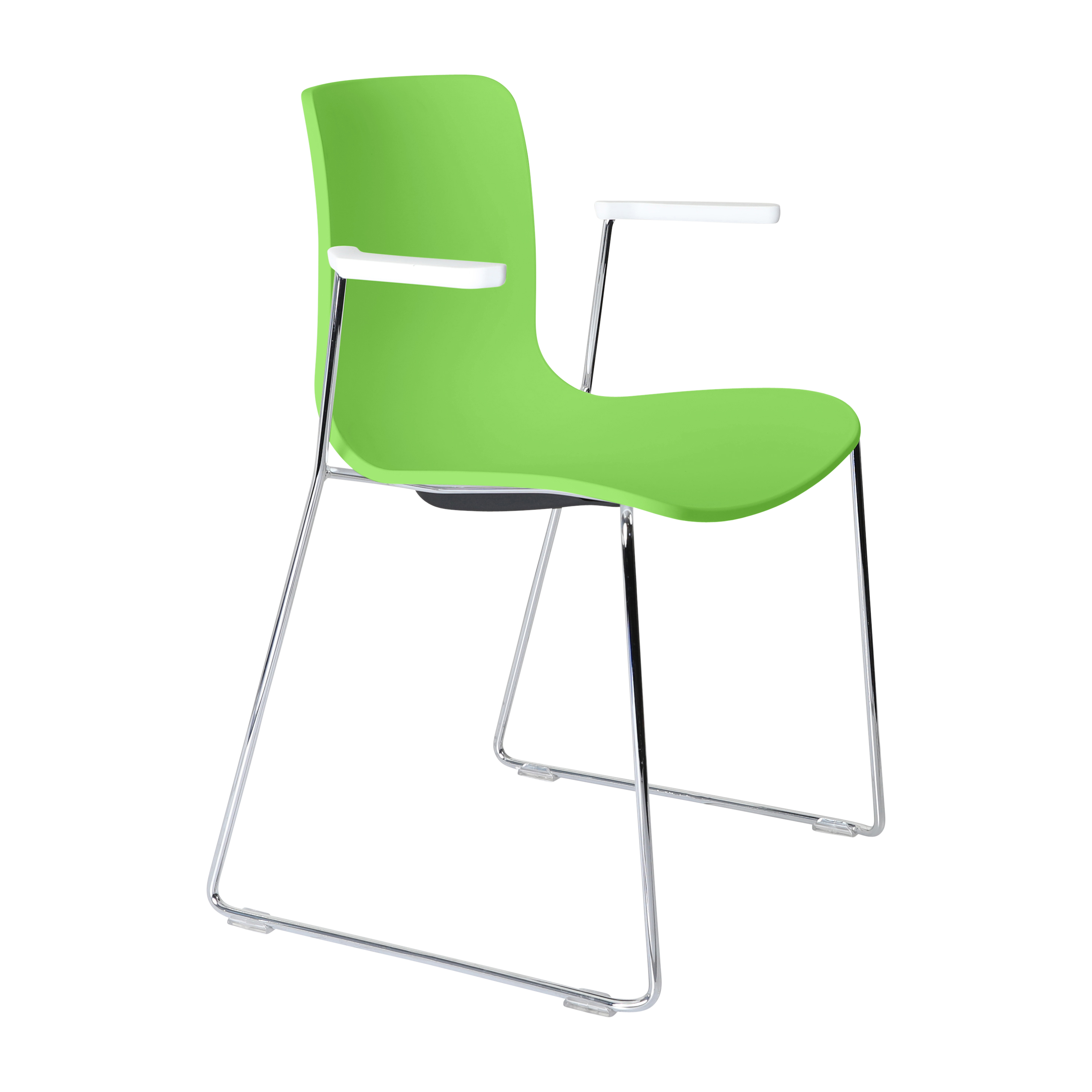 Acti Armchair (Green / Sled Base Arms)